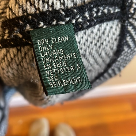 Vintage Ralph Lauren Wool Sweater Jacket Medium - Picture 2 of 6